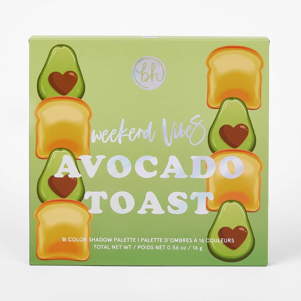 bh cosmetics Avocado Toast 16 Shadows